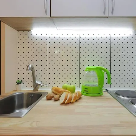 для 4-х с двумя санузлами и балконом для курения Apartment Kiew